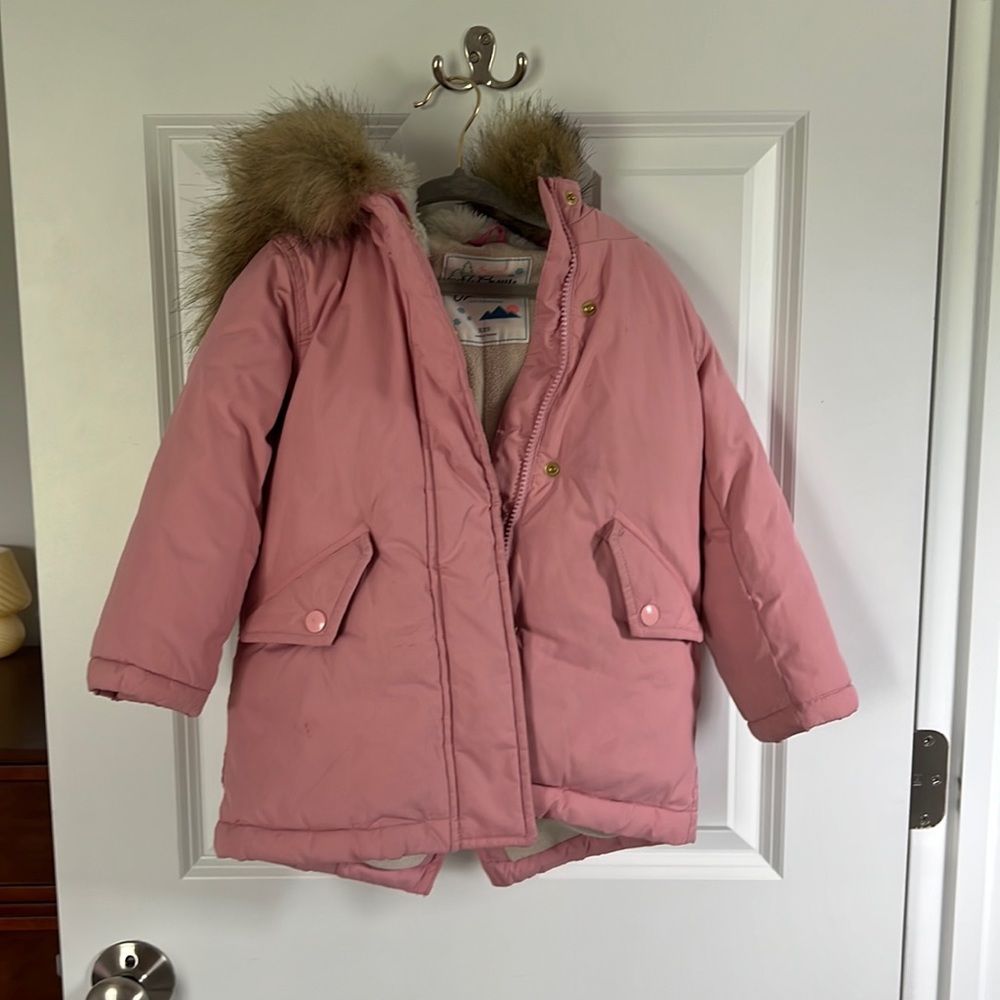 J. Crew Girls PrimaLoft Italian Parka Rose XXS